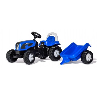 Minamas traktorius su priekaba - vaikams nuo 2,5 iki 5 metų | rollyKid Landini Powerfarm | Rolly Toys